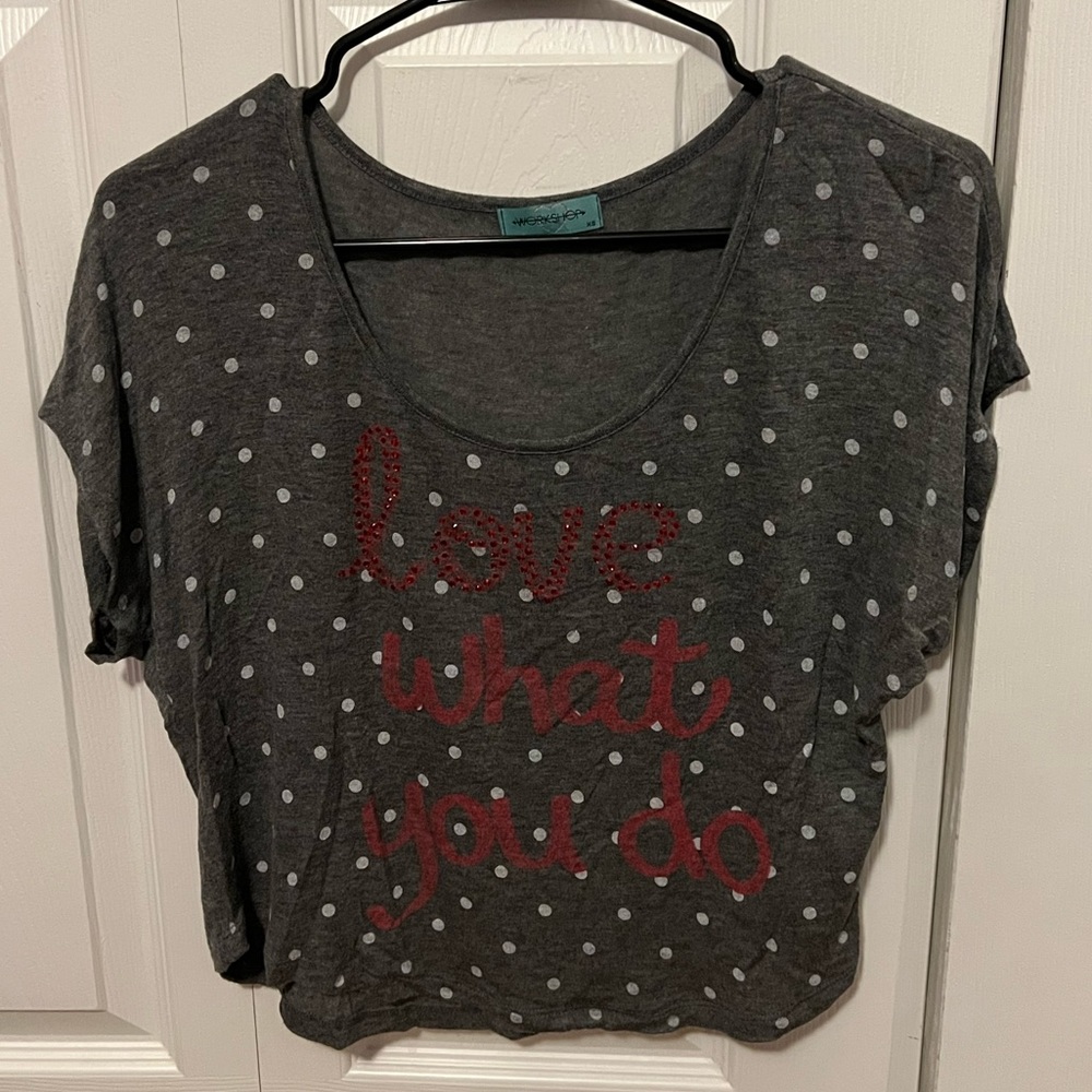 “Love What You Do” Croptop